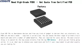 Need High-Grade PCBS – Get Quote from Certified PCB Factory (1)