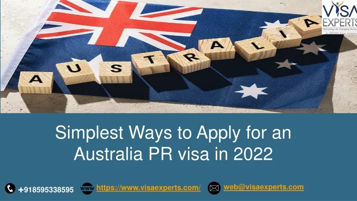 simplest ways to apply for an australia pr visa