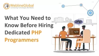 Hire PHP Programmers: Everything You Need To Know