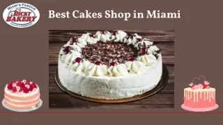 Best Cakes Shop in Miami