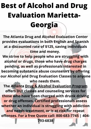 AACS Atlanta Drug and Alcohol Evaluation-Marietta | Georgia