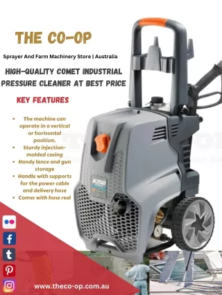 High-Quality Comet Industrial Pressure Cleaner at Best Price