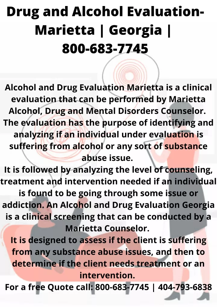 drug and alcohol evaluation marietta georgia