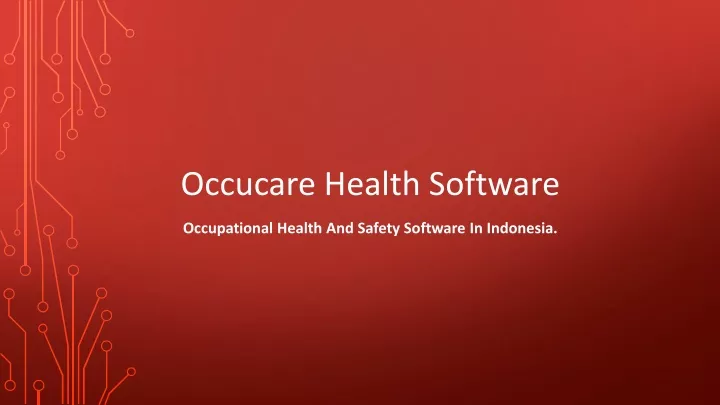 occucare health software