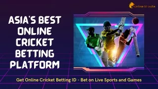 OnlineIdIndia - Asia's best online cricket betting platform