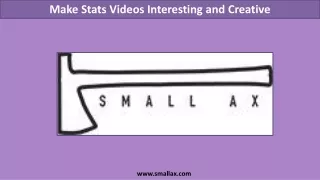 make stats videos interesting and creative