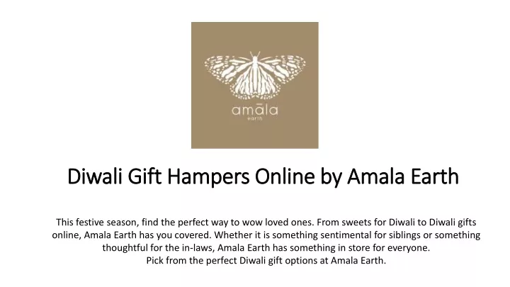 diwali gift hampers online by amala earth
