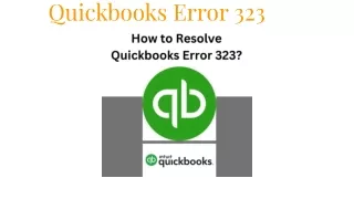 Quickbooks Error 323