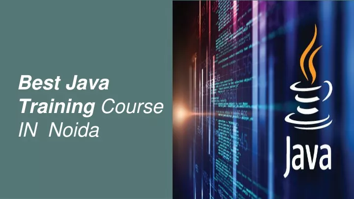 best java training course in noida