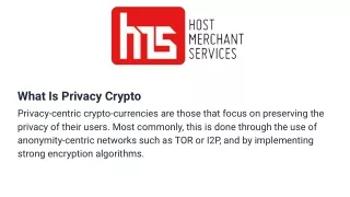 what is privacy crypto