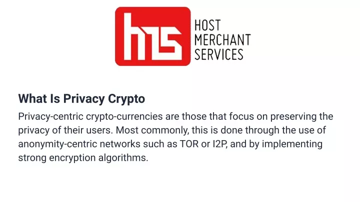 what is privacy crypto