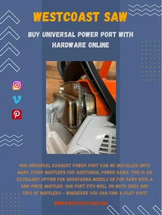Buy Universal Power Port with Hardware Online