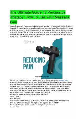 S-3 The Ultimate Guide To Percussive Therapy_ How To Use Your Massage Gun
