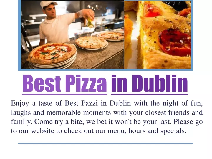 best pizza in dublin