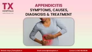 Appendicitis: Symptoms, Causes, Diagnosis & Treatment