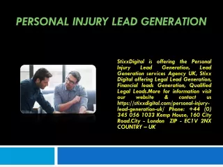 personal injury lead generation