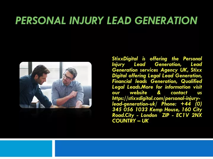 personal injury lead generation