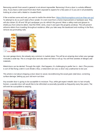 How To Your Iron Doors Appear Like Wood