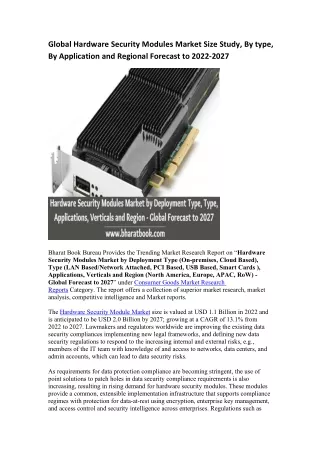 global hardware security modules market size