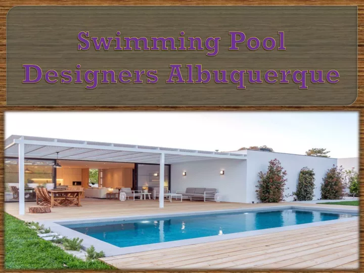 swimming pool designers albuquerque