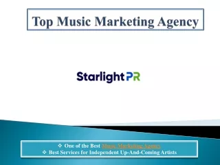 Top Music Marketing Agency
