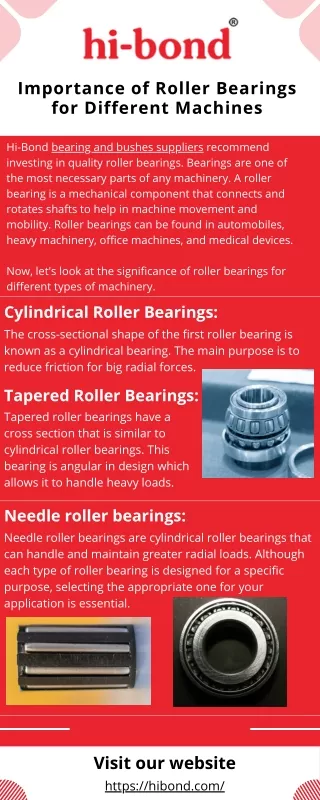 Importance of Roller Bearings for Different Machines