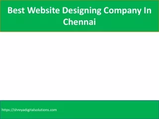 Best Website Designing Company In Chennai
