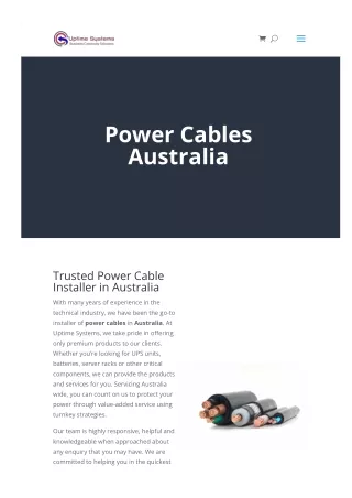 Power Cables Australia