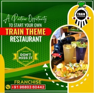 A Partner Opportunity of Train Theme Restaurant