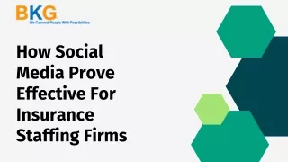 How social media prove effective for insurance staffing firms