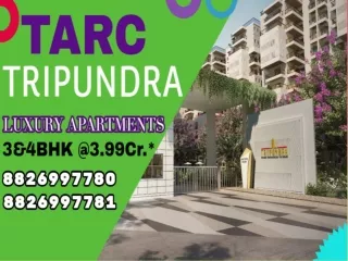 New Booking 4BHK in Tarc Tripundra Main Bijwasan Road Facing Pushpanjali Farms