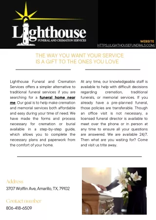 Lighthouse Funeral and Cremation Services