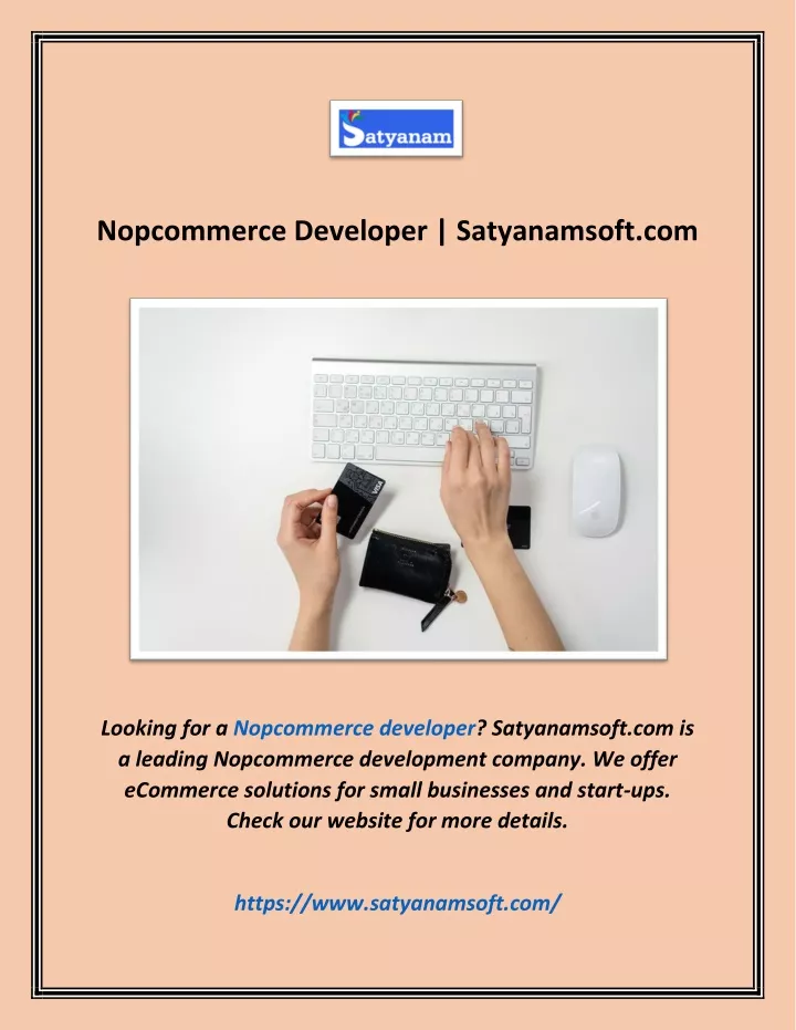 nopcommerce developer satyanamsoft com