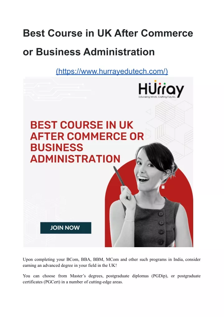 best course in uk after commerce