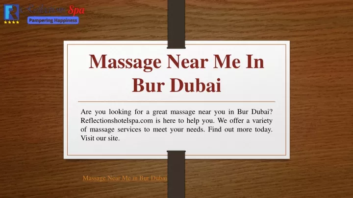 massage near me in bur dubai
