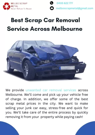 Best Scrap Car Removal Service Across Melbourne (1)