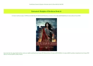 ReadOnline Entrusted (Knights of Brethren Book 6) Ebook READ ONLINE