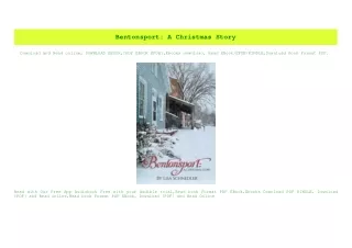 (READ-PDF!) Bentonsport A Christmas Story (DOWNLOAD E.B.O.O.K.^)