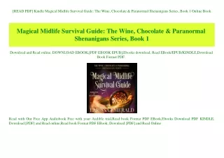 [READ PDF] Kindle Magical Midlife Survival Guide The Wine  Chocolate & Paranormal Shenanigans Series  Book 1 Online Book