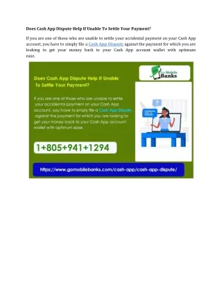Does Cash App Dispute Help If Unable To Settle Your Payment?