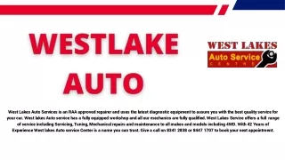 Auto service centre in western suburbs