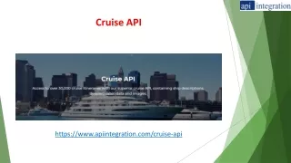 Cruise API