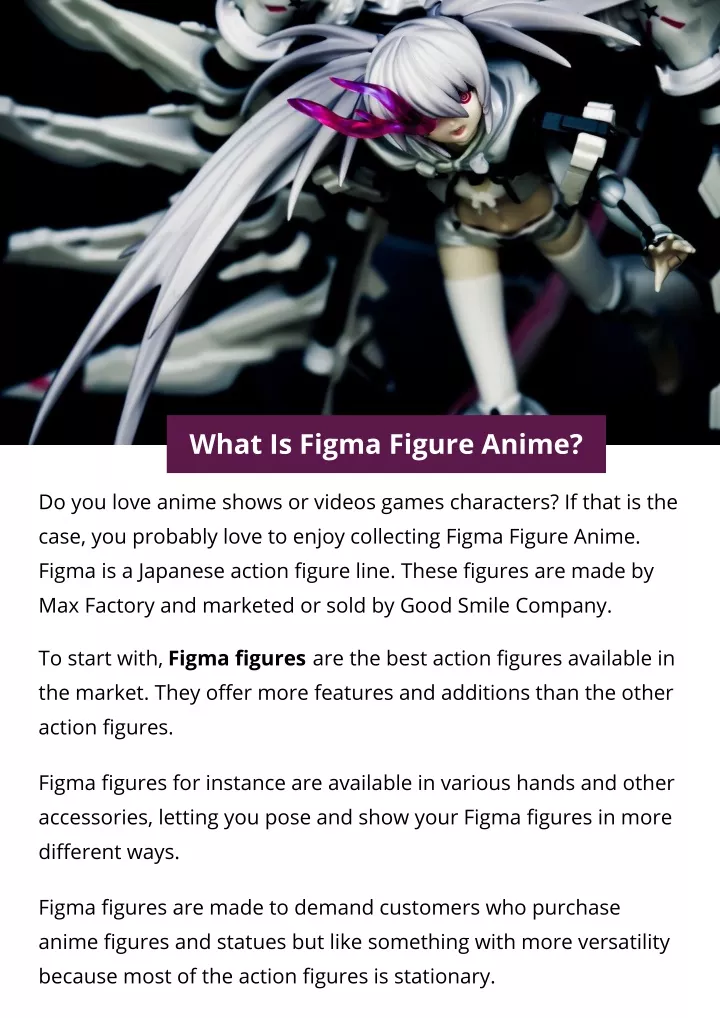 what is figma figure anime