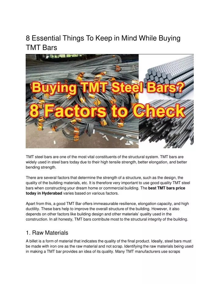 8 essential things to keep in mind while buying