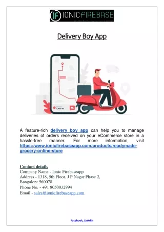 delivery boy app delivery boy app