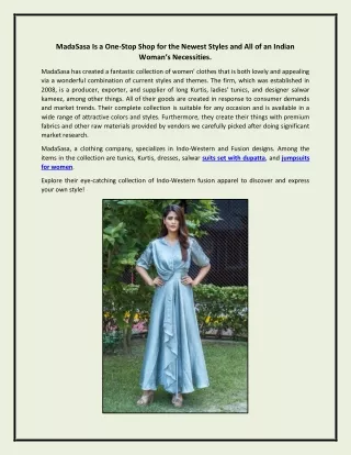 Designer Indo-Western Dresses