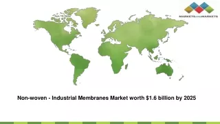 Non-woven - Industrial Membrane Market Trends Size & Share - Recent Developments