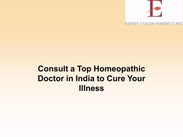 consult a top homeopathic doctor in india to cure