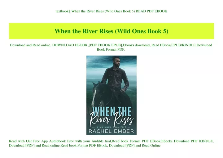 textbook when the river rises wild ones book