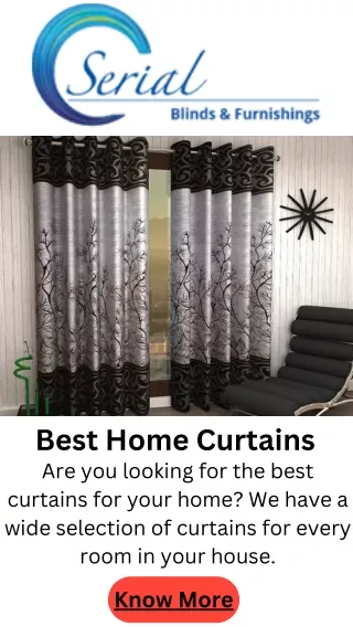 Best Home Curtains by Serial UAE